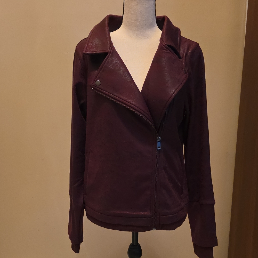 Grace & Lace Move Free Leather Like moto Jacket - Picture 7 of 8